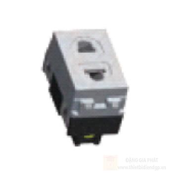 Ổ cắm đơn 2 chấu duhal P1B112