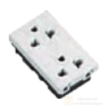 Ổ cắm đôi 3 chấu duhal P1B233
