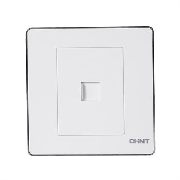 Bộ Ổ cắm mạng Cat6 8 lõi CHINT NEW6-D20410 White NEW6-D20410