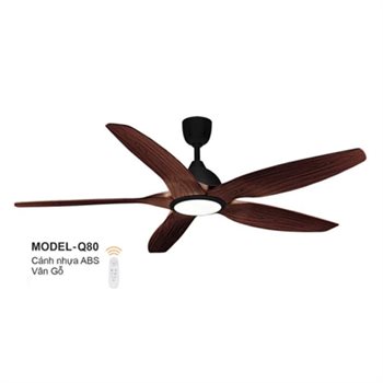 Quạt trần đèn 5 cánh Euroto MODEL-Q80 Ø152cm MODEL-Q80