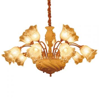 Đèn chùm sứ và thủy tinh cao cấp hình bông hoa 15 tay 1000mm Venus PC9258/10+5 PC9258/10+5