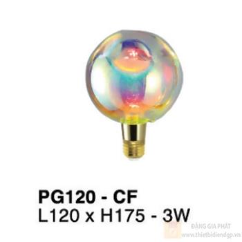 Bóng đèn trang trí PG120 - L120*H175-3W PG120-CF