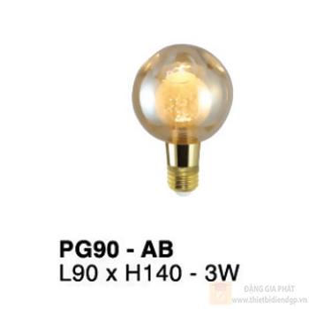 Bóng đèn trang trí PG90 - L90*H140-3W PG90-AB