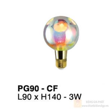 Bóng đèn trang trí PG90 - L90*H140-3W PG90-CF