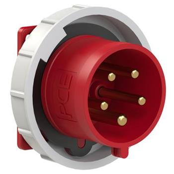 Phích cắm công nghiệp âm 5 pha PCE dạng thẳng F6152-6 16A IP67 F6152-6