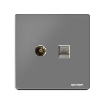 Ổ cắm điện thoại và Tivi GRIMMA G60TVTEL G60TVTEL