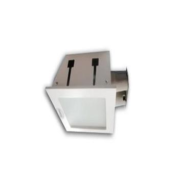 Bộ đèn downlight gắn âm 2xE27 bóng ngang có kiếng PRDE115E272