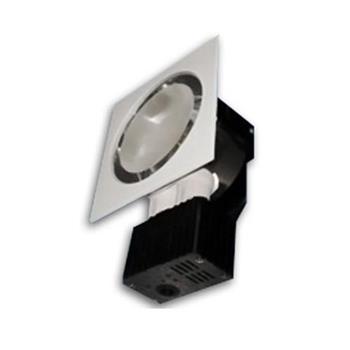 Bộ đèn downlight gắn âm 2xE27 bóng ngang có kiếng PRDE145E272