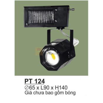 Đèn chiếu điểm thanh ray Ø65*L90*H140 (chưa bao gồm bóng) vỏ đen PT 124