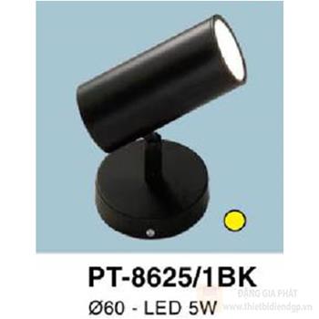 Đèn gương led 5W - Ø60 PT-8625/1BK