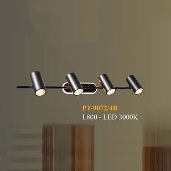 Đèn rọi tranh - soi gương Verona L800 - LED 3000K - vỏ đen PT-9072/4B