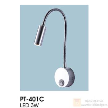 Đèn chiếu điểm Led 3W Vỏ Inox Gắn Tường PT-401C