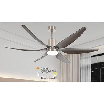 Quạt đèn Sano cánh quạt nhựa ABS 1m67 - LED 36W - 3 màu ánh sáng Q 7935