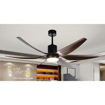 Quạt đèn Sano cánh quạt nhựa ABS 1m67 - LED 36W - 3 màu ánh sáng Q 7936