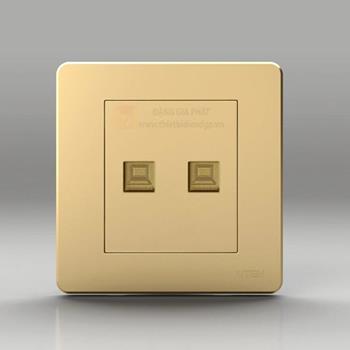 Bộ ổ cắm mạng đôi Q7G-2PC