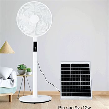Quạt đứng NLMT Sano SOLAR - QS09/30W Ø400*H1150 SOLAR - QS09/30W
