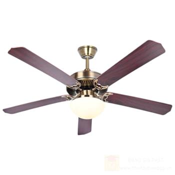 Quạt đèn trang trí Andora 5 cánh gỗ W1320 x H600 - LED PCB 24W 3 CĐ QT-0308