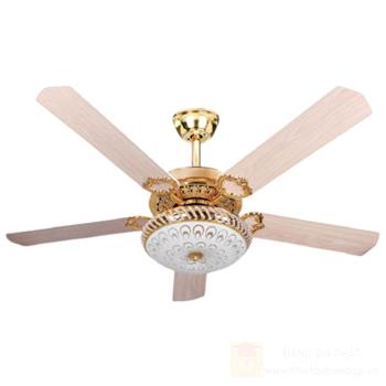 Quạt đèn trang trí Andora 5 cánh gỗ W1320 x H600 - E27*3 QT-1042