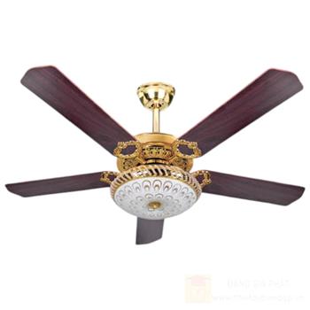 Quạt đèn trang trí Andora 5 cánh gỗ W1320 x H600 - E27*3 QT-1042A