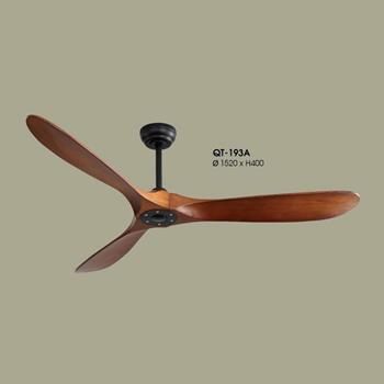 Quạt trần Verona 3 cánh gỗ QT-193A Ø1520*H400 QT-193A
