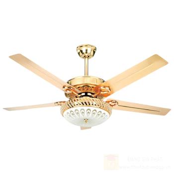 Quạt đèn trang trí Andora 5 cánh hợp kim W1320 x H600 - E27*3 QT-2319