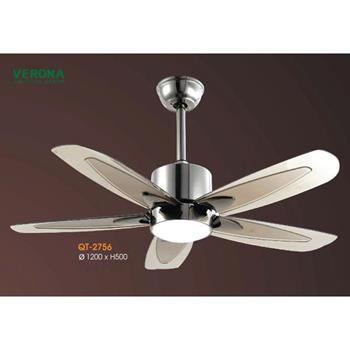 Quạt trần đèn Verona QT-2756 Ø1200*H500 QT-2756