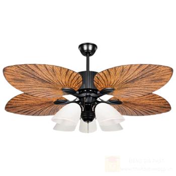 Quạt đèn trang trí Andora 5 cánh nhựa ABS W1320 x H650 - E27*5 QT-502/5
