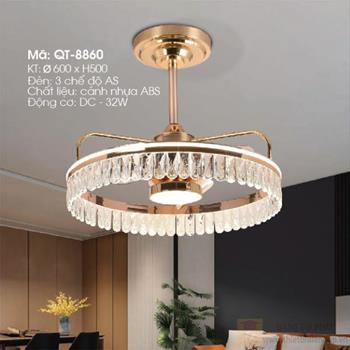 Quạt đèn trần Verona QT-8860 Ø600 x H500 QT-8860