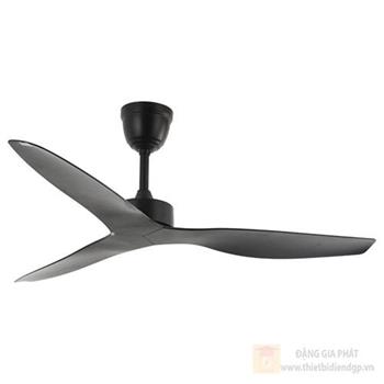 Quạt trần 355 Decor QT39 3 cánh nhựa ABS đen QT39