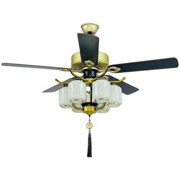 Quạt trần 5 cánh gỗ 355 Decor QT74 Ø120cm QT74