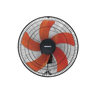 Quạt treo tường màu đen cam 2 dây NWF1606