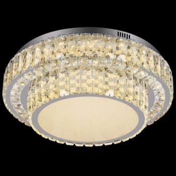 Đèn mâm tròn pha lê Andora Ø500*H160 - LED 75W - 3CĐ + Remote MPL-7303/500