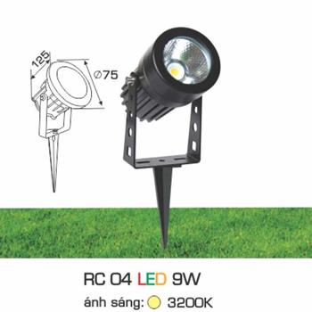 Đèn sân vườn Ghim Cỏ Anfaco 9W RC 04 LED 9W