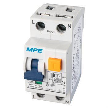 RCBO MPE 2P 30mA RCBO-30/2