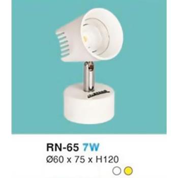 Đèn rọi led Ø60 x 75 x H120 - 7W vỏ trắng RN 65