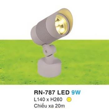 Đèn rọi thân cây L140*H260, Chiếu xa 20m, ánh sáng vàng 20W RN-787 LED