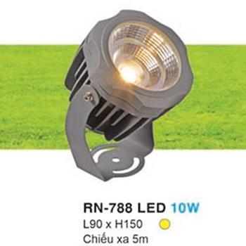 Đèn rọi thân cây L90*H150, Chiếu xa 5m, ánh sáng vàng 10W RN-788 LED