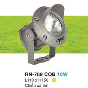 Đèn rọi thân cây L110*H150, Chiếu xa 5m, ánh sáng vàng 10W RN-789 COB