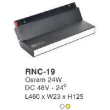 Đèn ray nam châm Osram 24W - DC48- 24° - L460*W23*H125 RNC-19