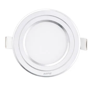 Đèn LED Panel MPE âm trần seri RPL 3 màu viền màu bạc RPL-xx/3C/S