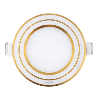 Đèn LED Panel MPE âm trần seri RPL viền màu vàng RPL-xxT/G