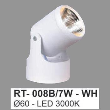 Đèn rọi chiếu đểm Andora Ø60-7W-3000K RT-008B/7W- WH