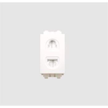 Hạt Ổ cắm đơn 2 chấu Sino S18CCU có màn che 16A S18CCU