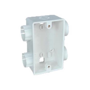 Đế đơn gắn âm chữ nhật 105x64x40mm S1G113