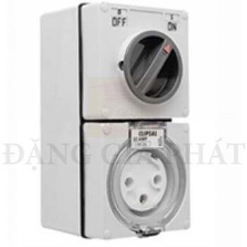 Ổ cắm công nghiệp Schneider có công tắc 3P 250V IP66 S56C310GY