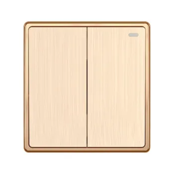 Mặt 2 công tắc 1 chiều MPE 16A 250V KT: 86*89mm S702 S702