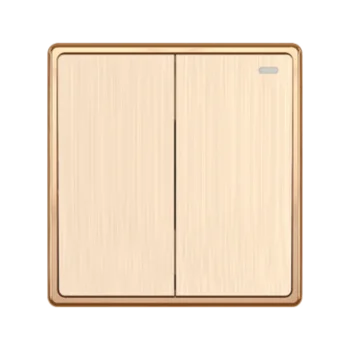 Mặt 2 công tắc 1 chiều MPE 16A - 250V KT: 86*89mm S702 S702