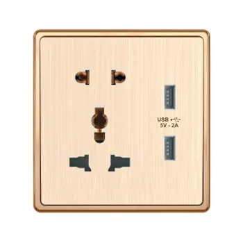 Bộ ổ cắm đơn MPE Bộ Ổ căm đa năngổ cắm đơn 2 chấu và 2 ổ USB S7MS/USB S7MS/USB