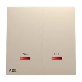 Bộ công tắc đôi 2 cực 20A - ABB 4TYA503212P0107