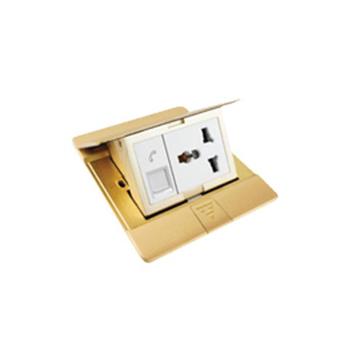 Ổ đơn 3 chấu đa năng + Ổ điện thoại SEF3704 SEF3704